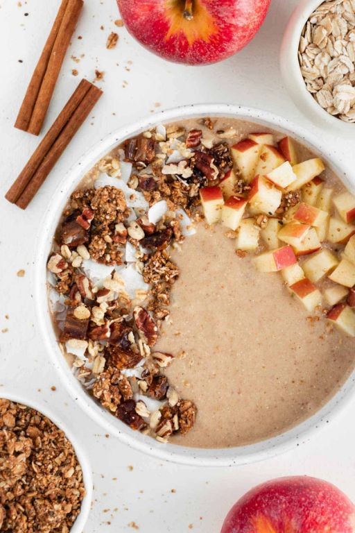 Healthy Apple Smoothie Bowl