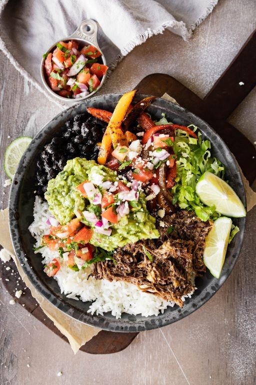 Hearty Qdoba Beef Barbacoa Bowl