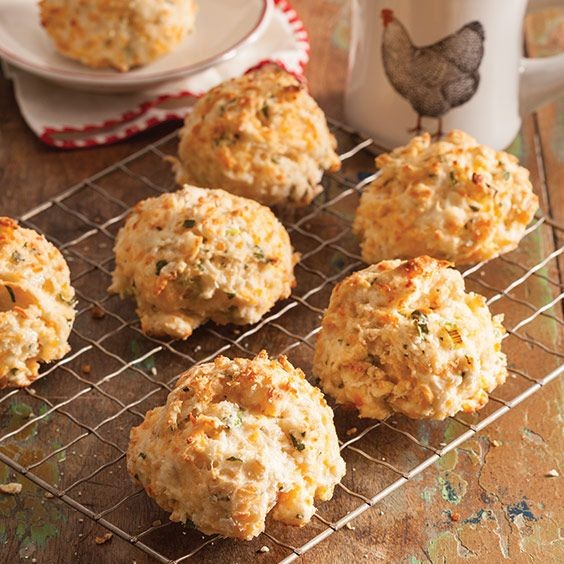 Herb and Cheddar Drop Biscuits