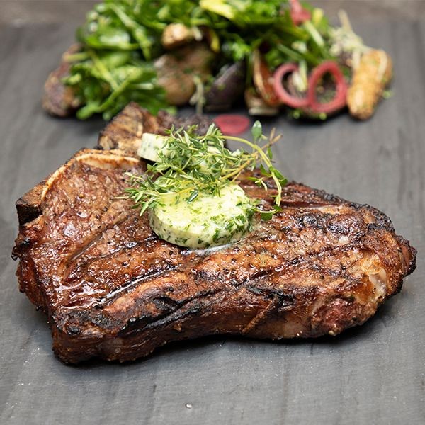 Herb and Garlic Butter T-Bone Steak