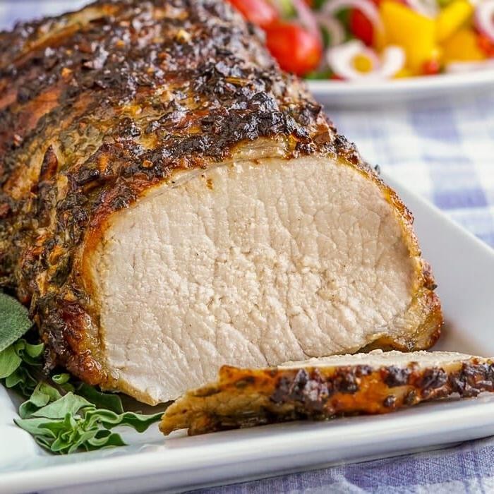 Herb-Crusted Pork Tenderloin