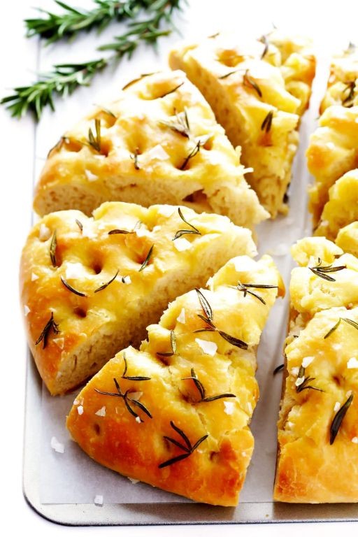 Homemade Focaccia with Rosemary