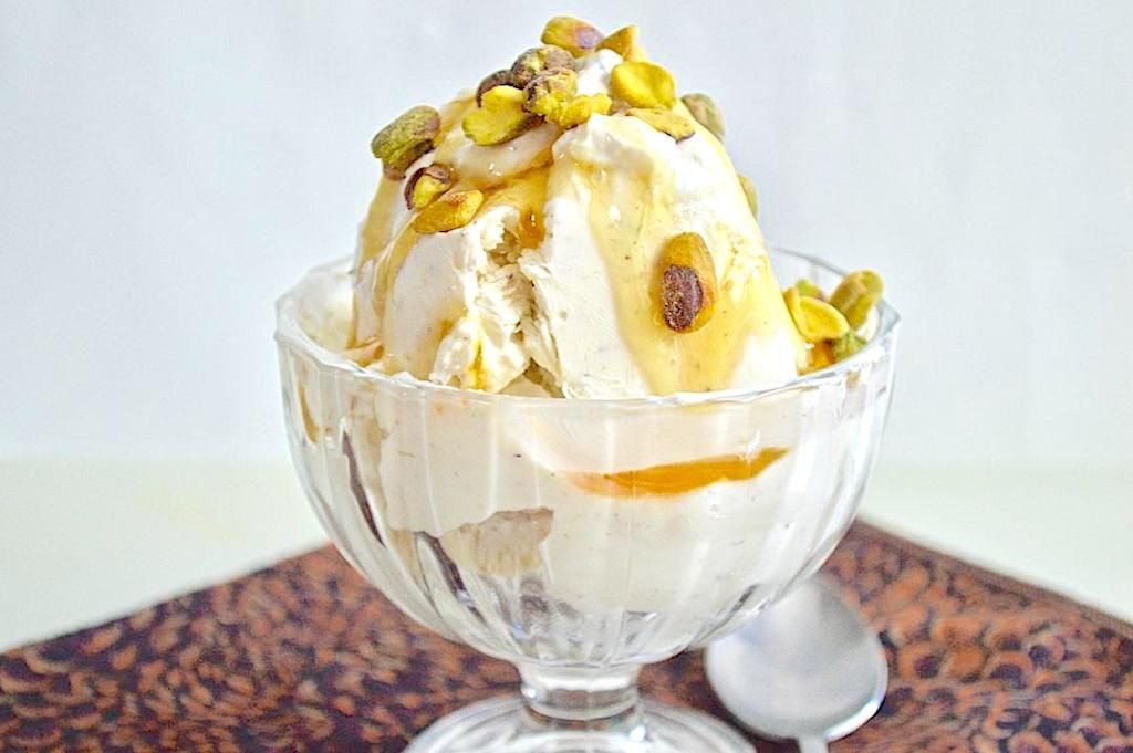Honey Lavender Frozen Yogurt