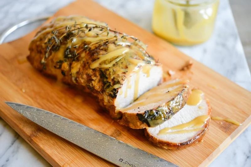 Honey Mustard Glazed Pork Picnic Roast