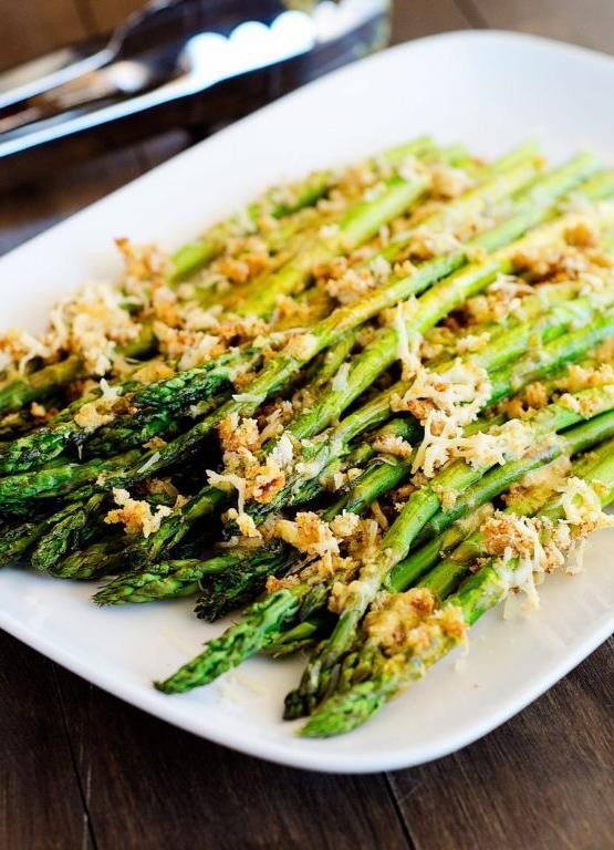 Honey Mustard Roasted Asparagus
