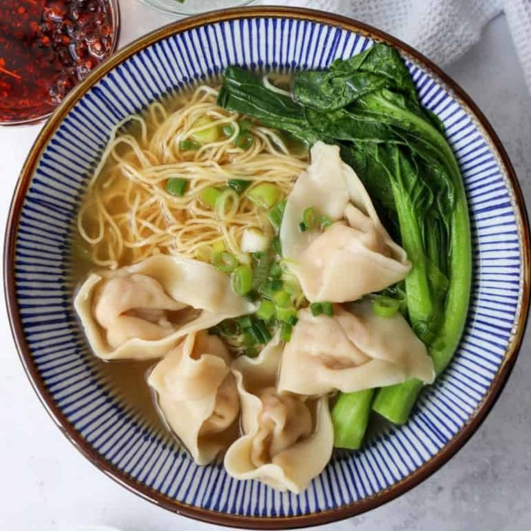 Hong Kong Wonton Noodle Soup