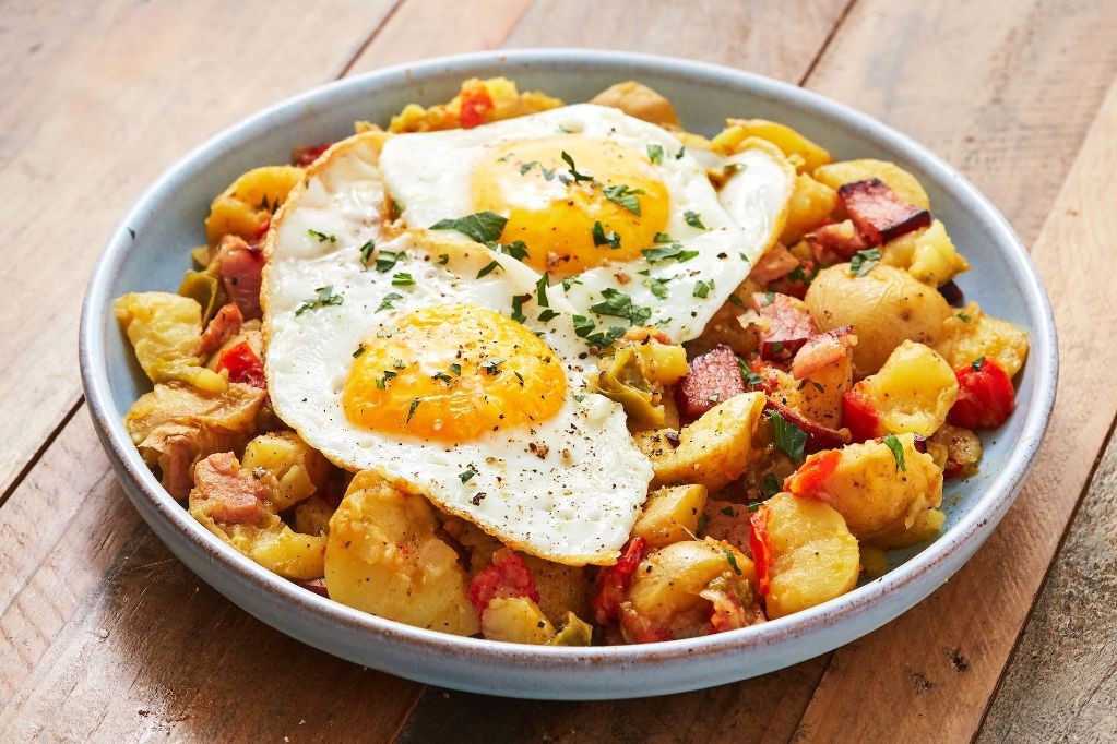 Instant Pot Potato and Bacon Hash