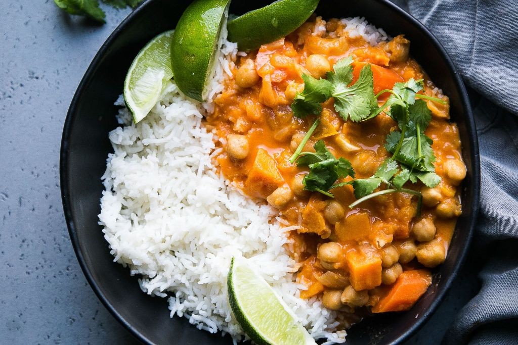 Instant Pot Sweet Potato Curry with Coconut Milk