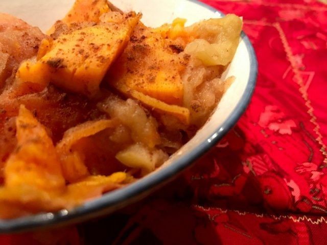Instant Pot Sweet Potato and Apple Compote