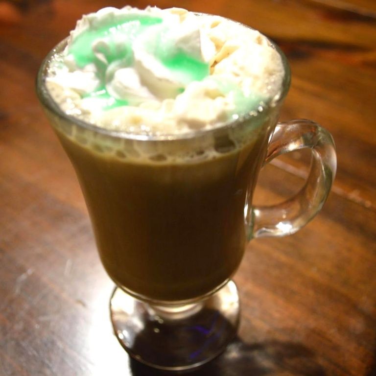 Irish Creme de Menthe Coffee