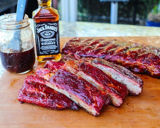 Jack Daniels Glazed BBQ Ribs
