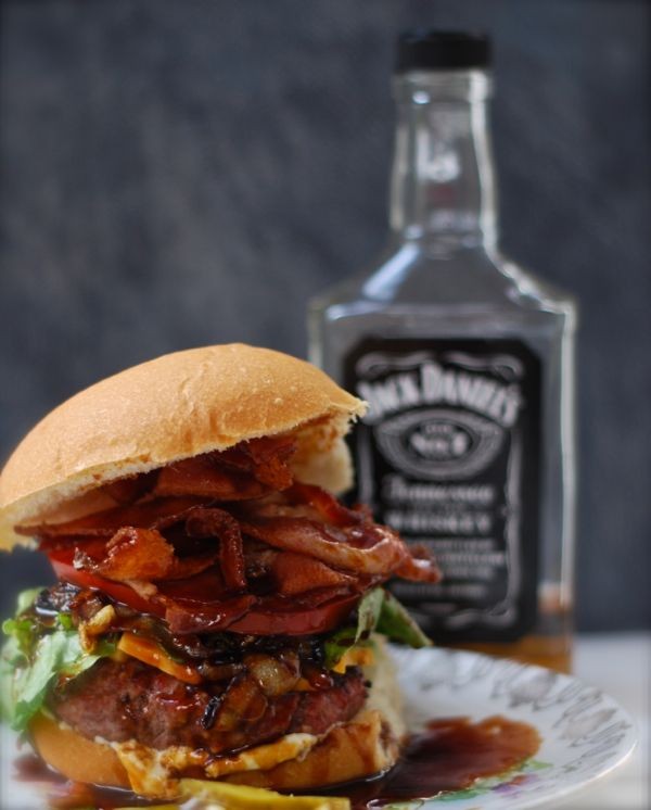 Jack Daniels Maple Bacon Burger