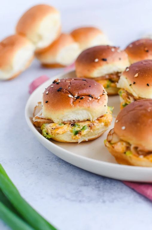Jalapeño Popper Sliders with Cream Cheese Spread