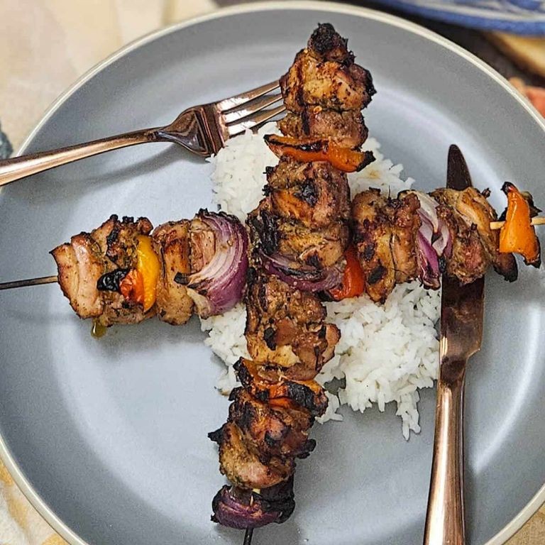 Jerk-Seasoned Grilled Conch Skewers