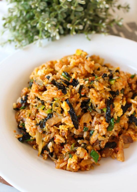 Kelp and Kimchi Fried Rice