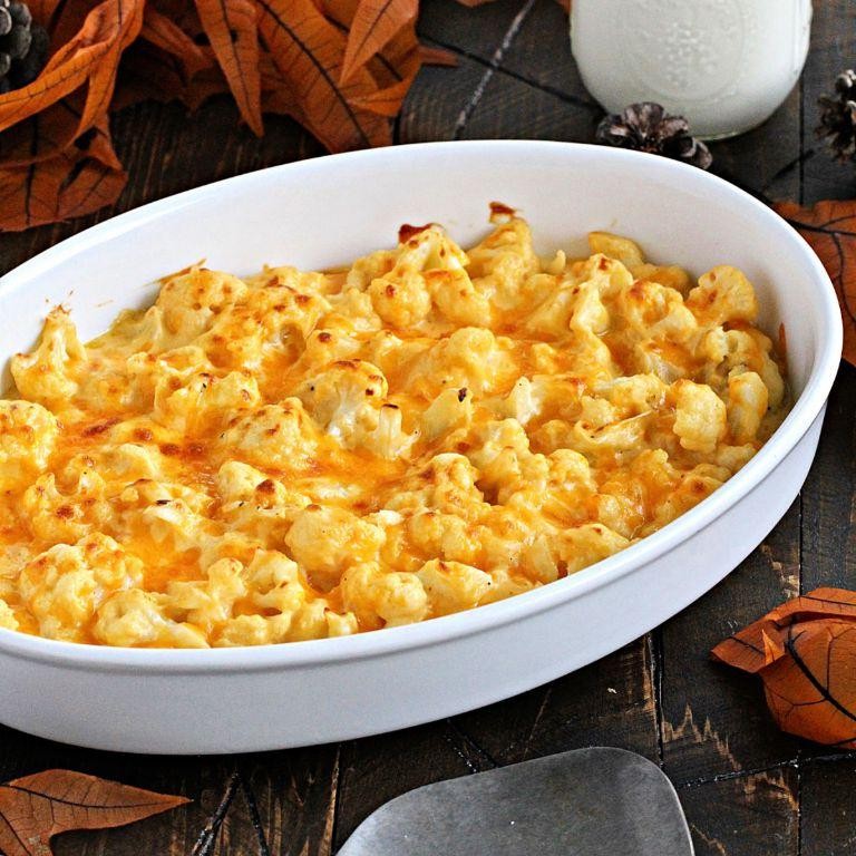 Keto Cauliflower Mac and Cheese