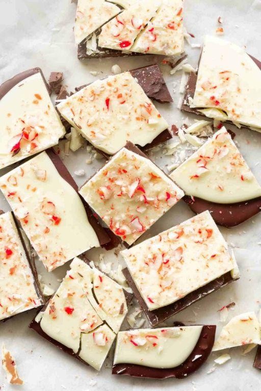 Keto Chocolate Peppermint Bark