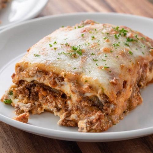 Keto Ground Pork and Eggplant Lasagna
