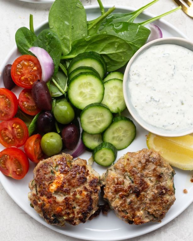 Keto Ground Pork and Zucchini Fritters