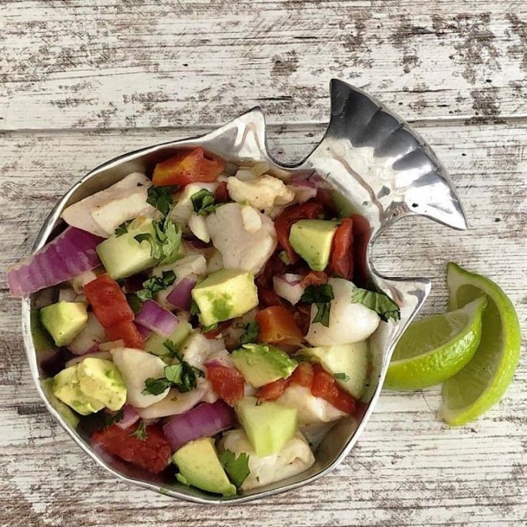 Keto Scallop Ceviche with Avocado