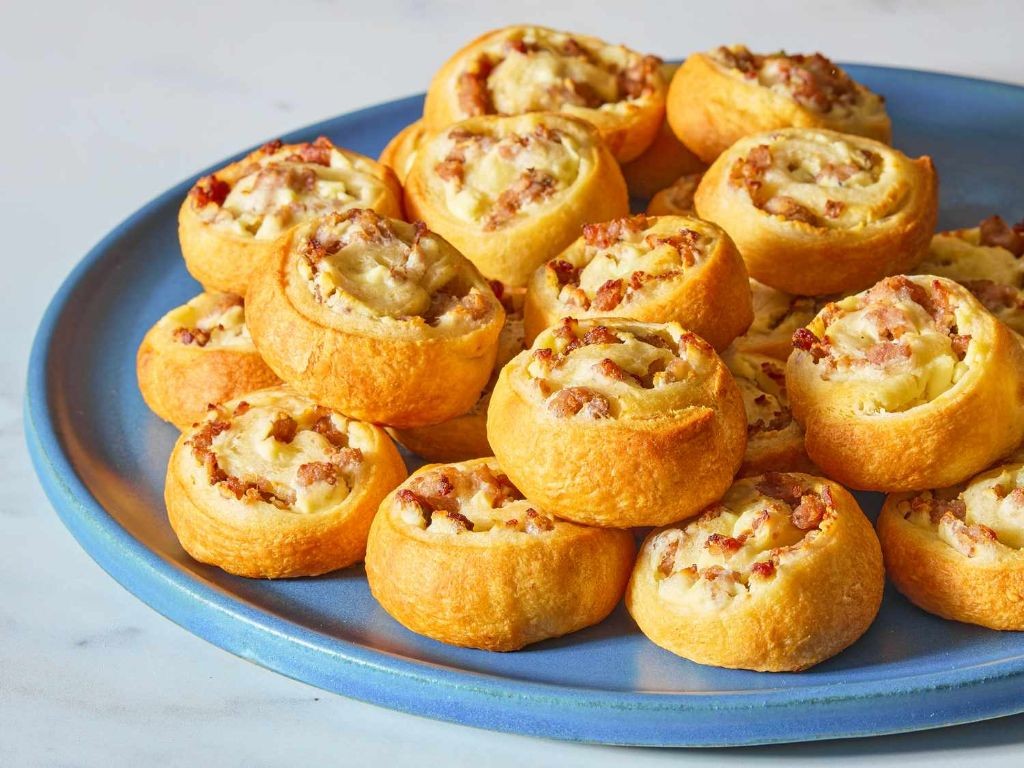 Kielbasa and Cheddar Pinwheels