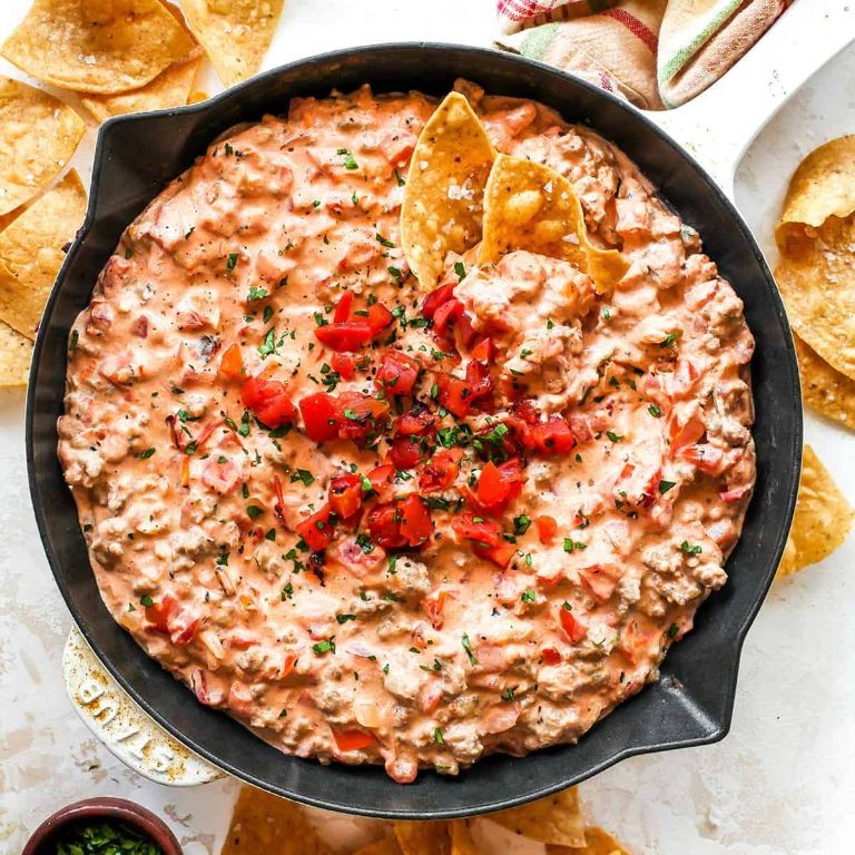 Kielbasa and Cream Cheese Dip