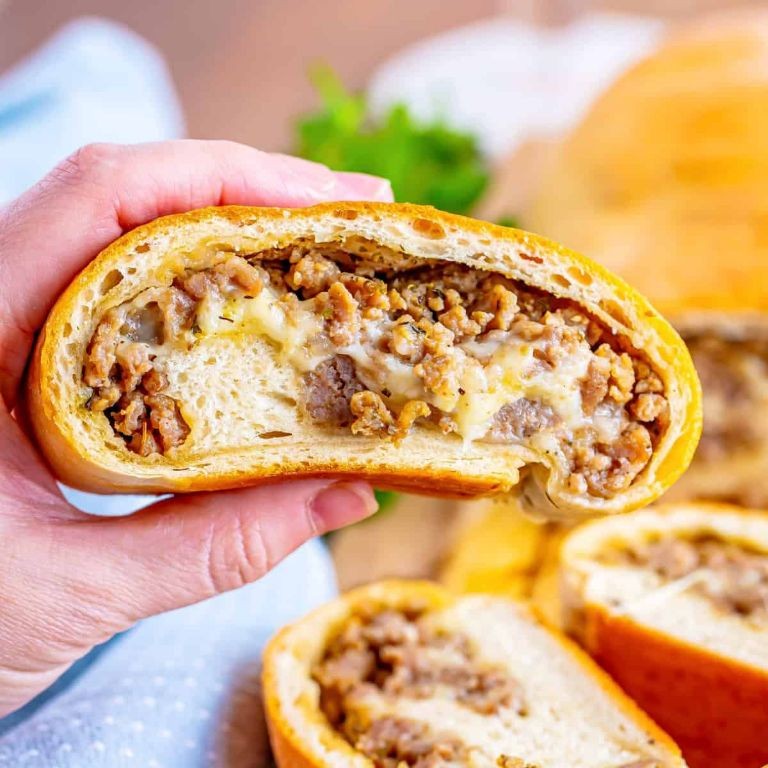 Kielbasa and Gouda Stuffed Bread