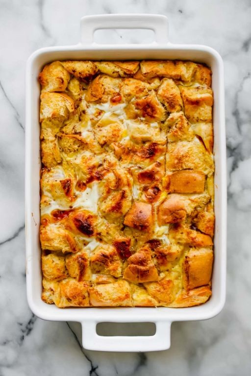 King Hawaiian Roll French Toast Casserole