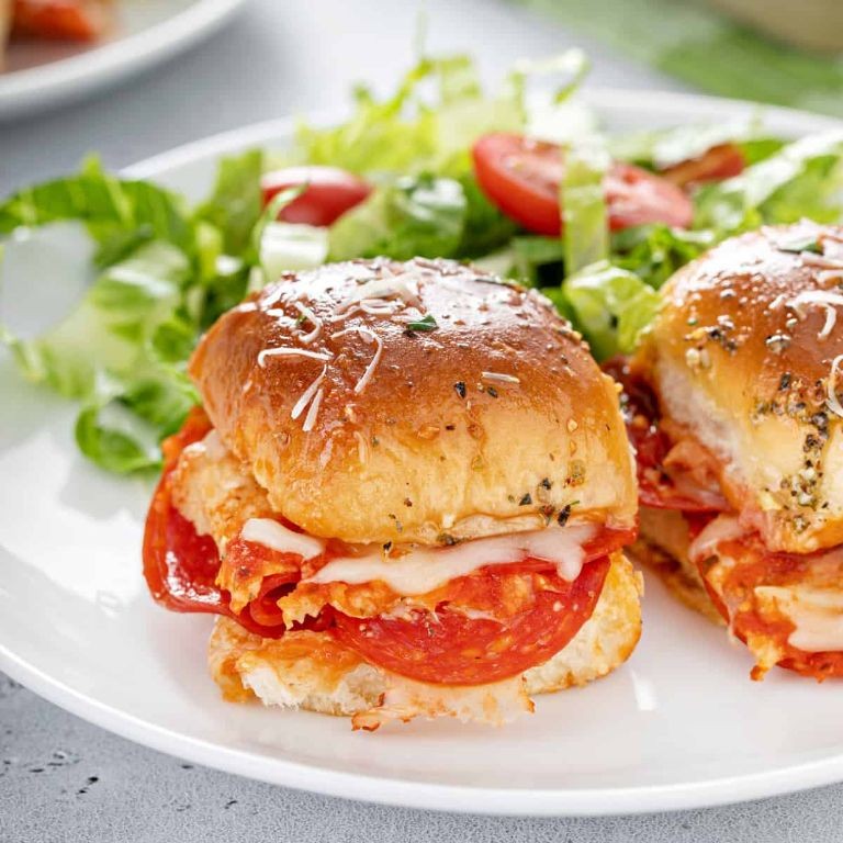 King Hawaiian Roll Mini Pizzas with Pepperoni