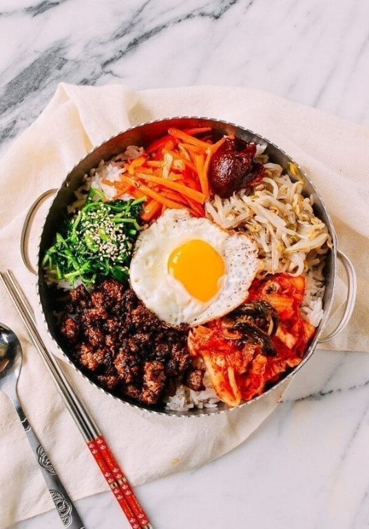 Korean-Inspired Ground Brisket Bibimbap