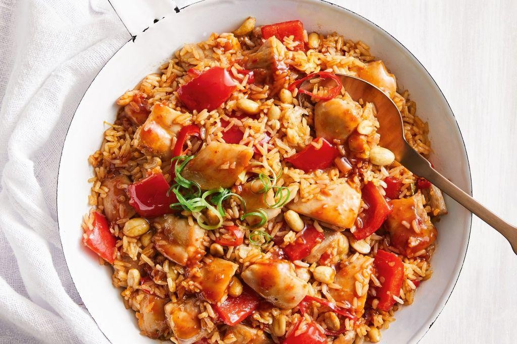 Kung Pao Chicken Fried Rice