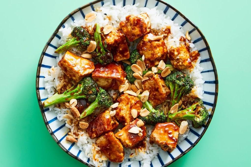 Kung Pao Chicken and Broccoli