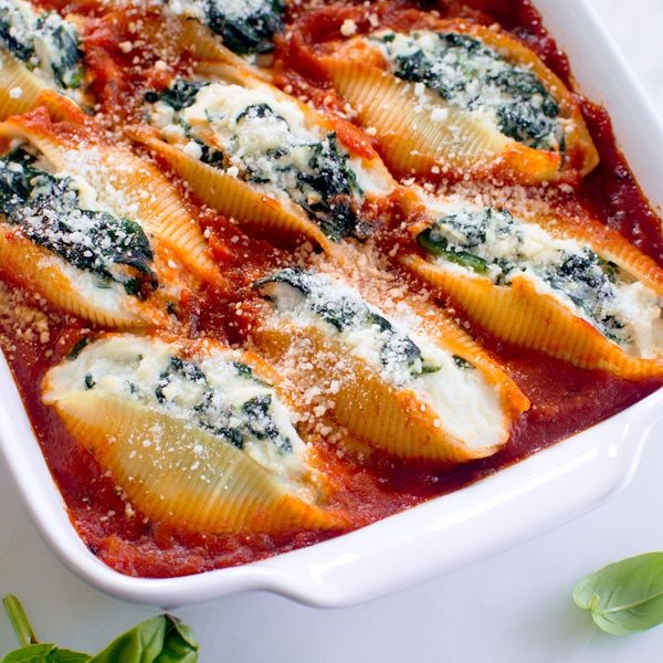 Leek and Ricotta Stuffed Shells