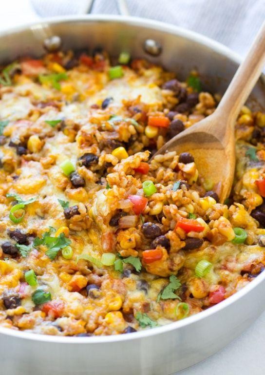 Leftover Spanish Rice Casserole
