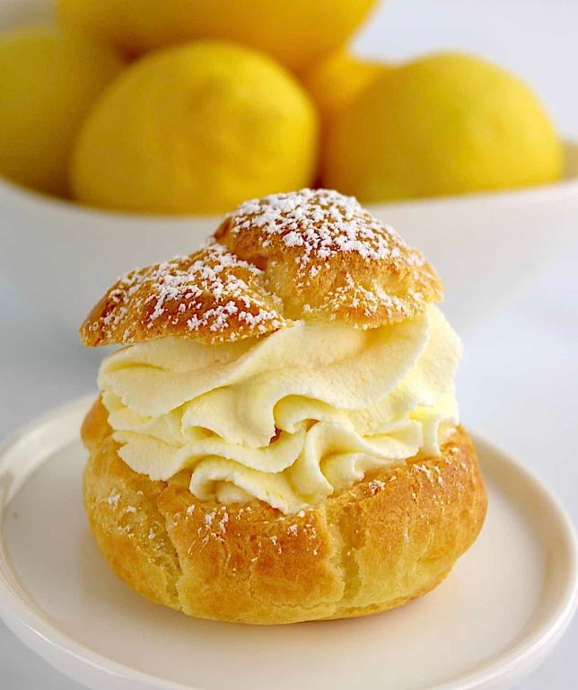 Lemon Cream Puffs