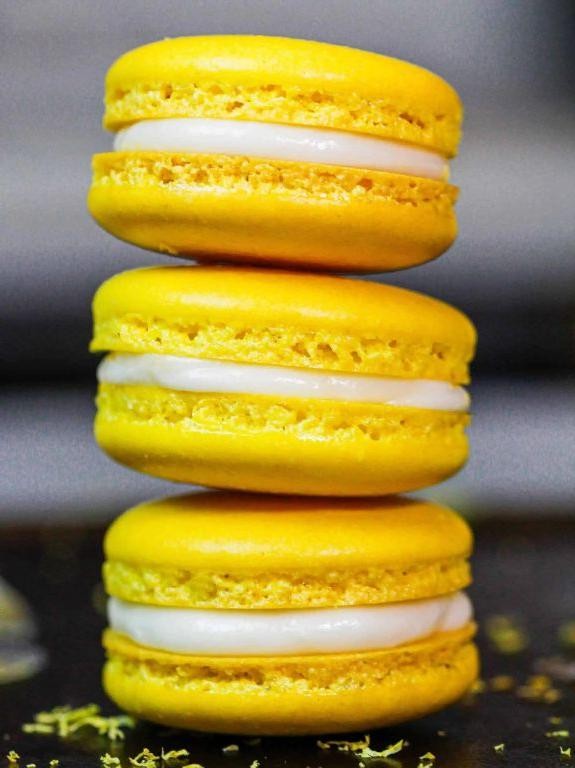 Lemon Drop Macarons