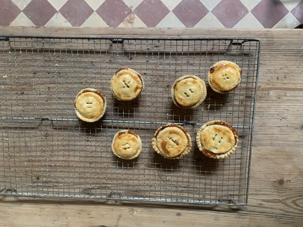 Lemon Glazed Mincemeat Pie