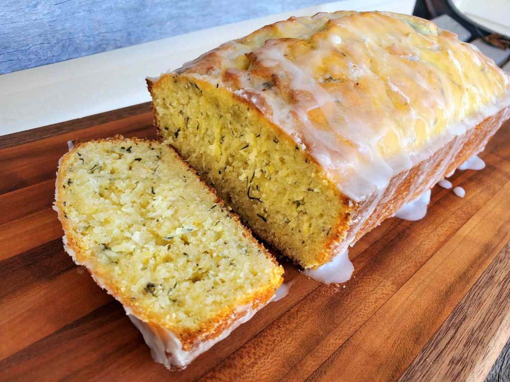 Lemon Glazed Zucchini Pound Cake