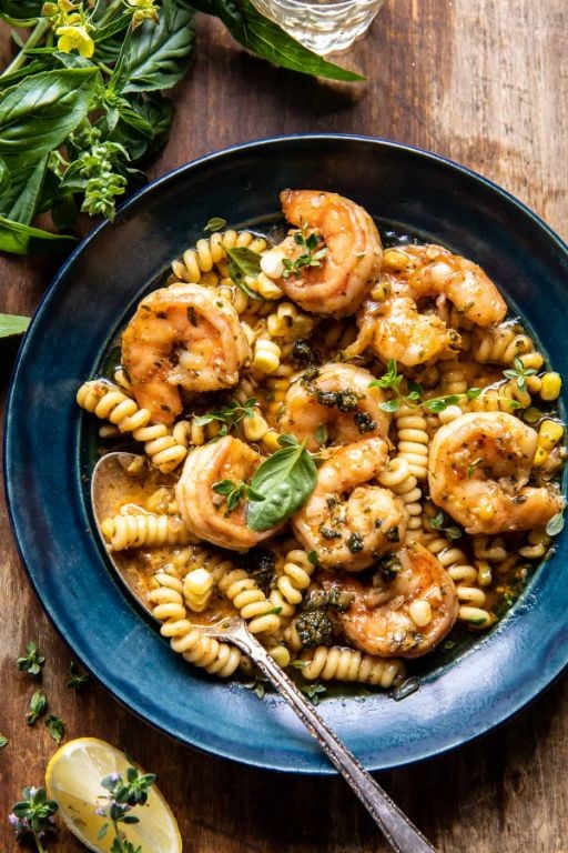 Lemon Herb Shrimp Scampi