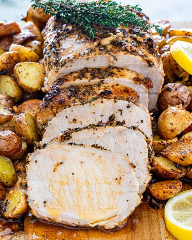 Lemon Pepper Pork Sirloin Roast