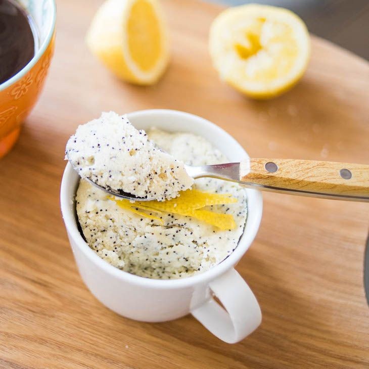 Lemon Poppy Seed Mug Cake
