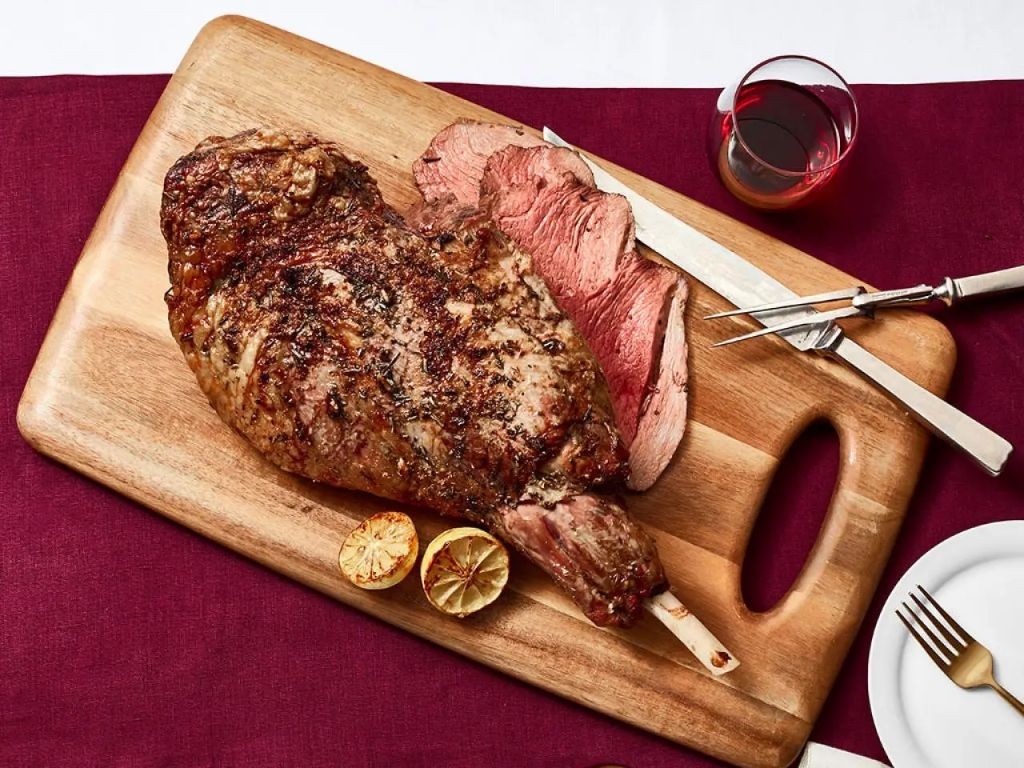 Lemon Rosemary Roasted Leg of Lamb