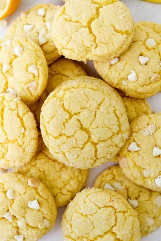 Lemon White Cake Mix Cookies