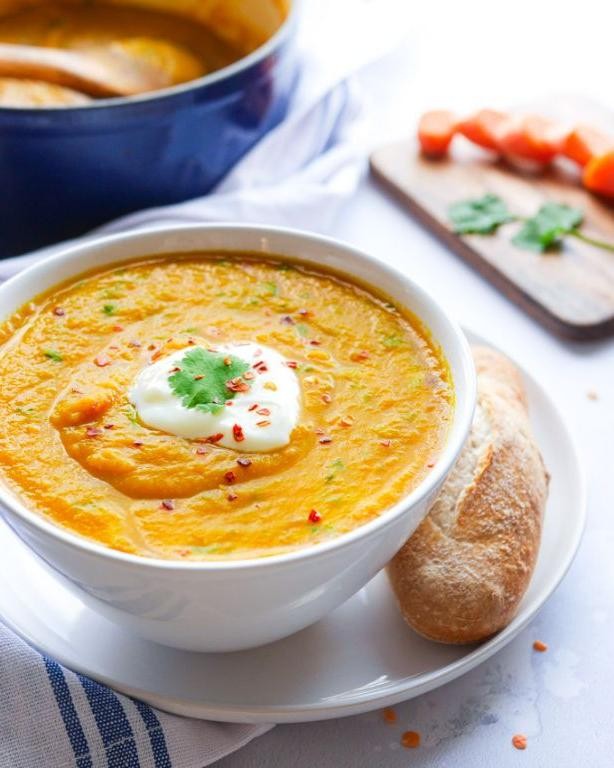 Lentil and Carrot Winter Soup