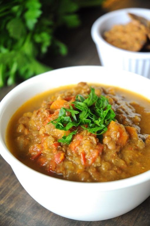 Lentil and Onion Stew with Coriander