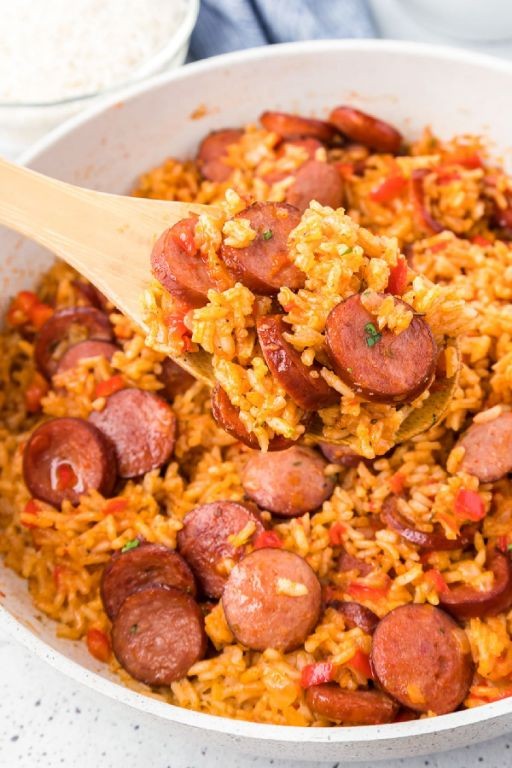 Lil Smokies and Rice Casserole
