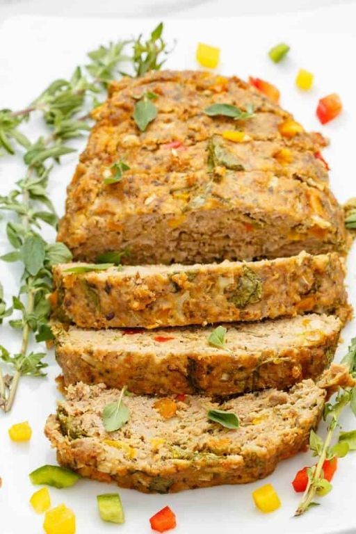 Loaded Veggie Crockpot Meatloaf