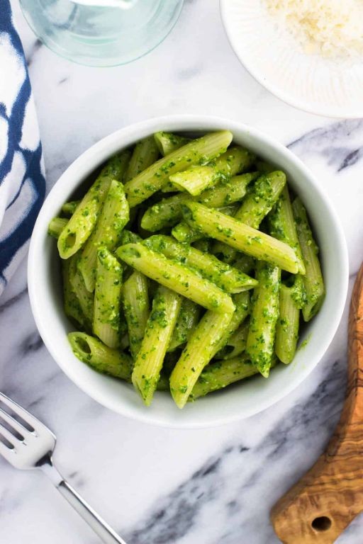 Longevity Spinach Pesto Pasta