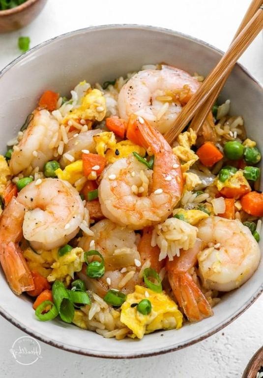 Low Sodium Shrimp Fried Rice
