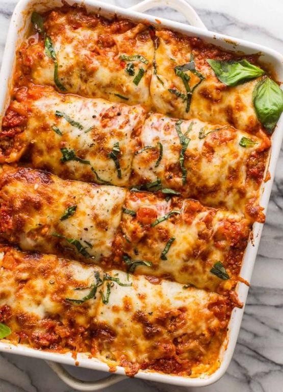 Low-Carb Eggplant Lasagna with Ground Turkey
